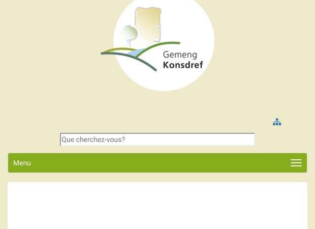 Screenshot: Homepage Gemeinde Consdorf
