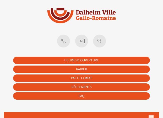 Screenshot: Homepage Gemeinde Dalheim