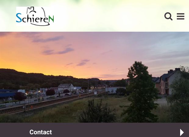 Screenshot: Homepage Gemeinde Schieren