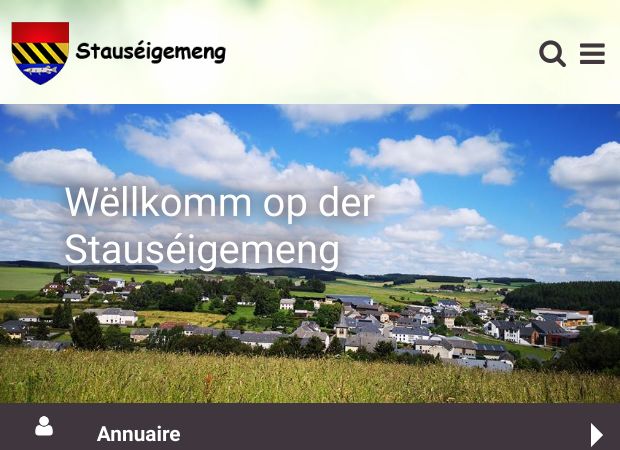 Screenshot: Homepage Gemeinde Stauseegemeinde