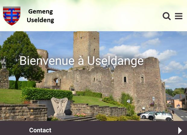 Screenshot: Homepage Gemeinde Useldingen