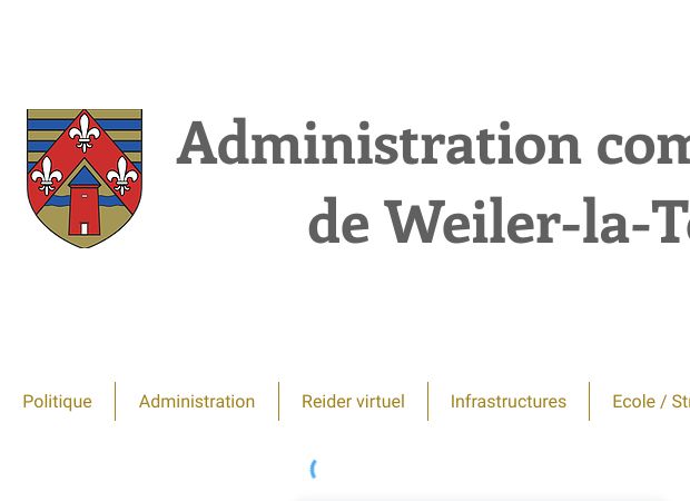 Screenshot: Homepage Gemeinde Weiler zum Turm